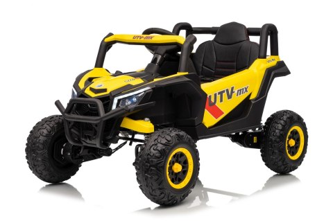 Autko na akumulator Buggy Madman UTV-MX 4x4 Żółty
