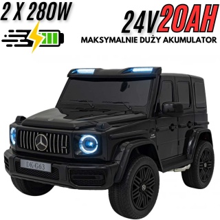 Pojazd Mercedes Benz G63 AMG XXL STRONG Czarny