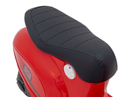 Motorek Skuter na akumulator 24V10Ah o mocy 350W + pompowane koła Retro 23 Czerwony