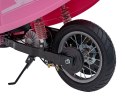 Motorek Skuter na akumulator 24V10Ah o mocy 350W + pompowane koła Retro 23 Różowy