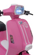 Motorek Skuter na akumulator 24V10Ah o mocy 350W + pompowane koła Retro 23 Różowy