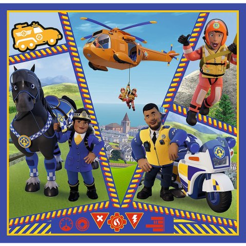 Puzzles "3in1" - Dzień Strażaka Sama / Prism AandD Fireman Sam 34868