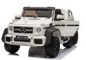 Pojazd Na Akumulator Mercedes G63 6x6 Biały + MP4