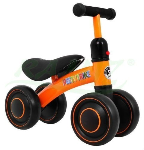 Rowerek biegowy Jeździk SPORTRIKE PettyTrike Z7 Pomarańczowy