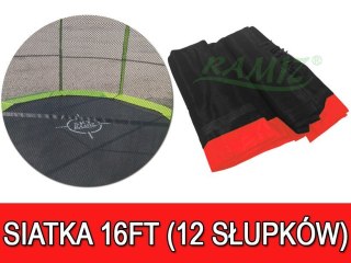 Siatka do Trampoliny 16FT Czerwony