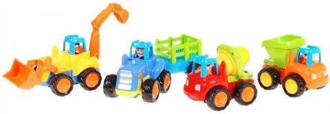 Zestaw 4 Pojazdów Z Napędem