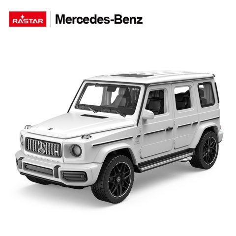 Autko Metalowe 1/32 Mercedes-Benz AMG G63 z Dźwiękiem Białe RASTAR