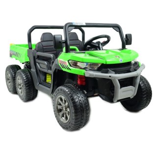 BUGGY 6 KOŁOWY DLA 2 DZIECI, ELEKTRYCZNA WYWROTKA, MIĘKKIE KOŁA, MIĘKKIE SIEDZENIE, 400 WAT/XMX623B
