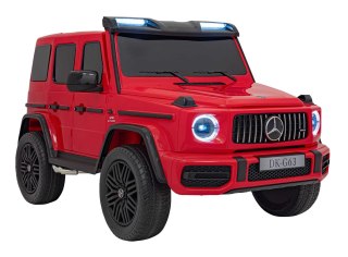 Pojazd Mercedes Benz G63 AMG XXL MP4 Czerwony Lakier