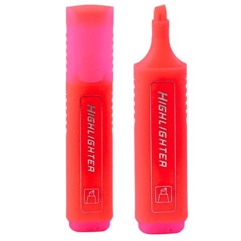Pisak Zakreślacz Do Notatek Szkolny Biurowy Neonowy Intensywny Różowy