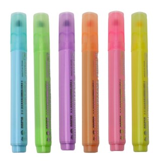 Zestaw Zakreślaczy Szkolne Biurowe Kolorowe 6szt.