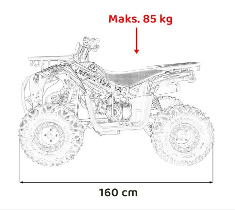 Pojazd Quad Spalinowy 120CC DISCOVERER Czarny