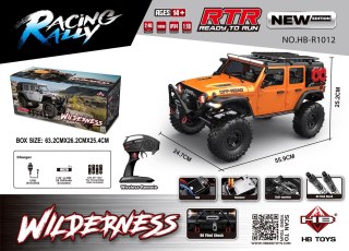 Auto R/C WILDERNESS RTR 1:10 Pomarańczowy