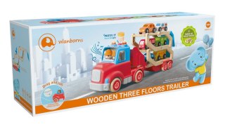 Drewniana Laweta + Autka