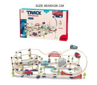 MEGA Zestaw Tor dla Pociągów 146el. + Akcesoria