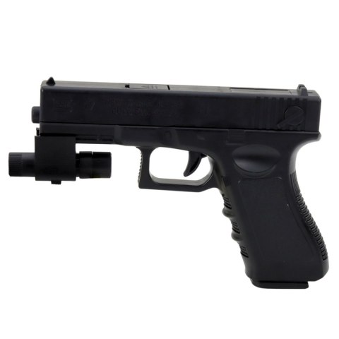 Pistolet Na Kulki Wodne Strzałki Piankowe Laser Czarny