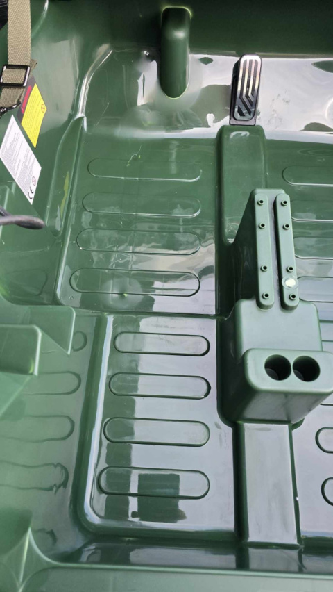 POZWROTOWY Pojazd Retro Wojskowy JEEP WILLYS 4x4 Zielony 24V SUPER POWER + POWIĘKSZONY AKUMULATOR