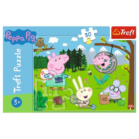 Puzzle - 30 - Leśna wyprawa - Peppa Pig Trefl 18245