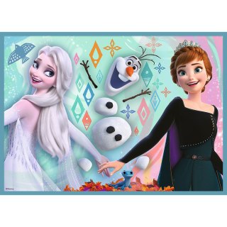 Puzzle - 4w1 (12, 15, 20, 24) - Niezwykły świat Frozen - Trefl 34381