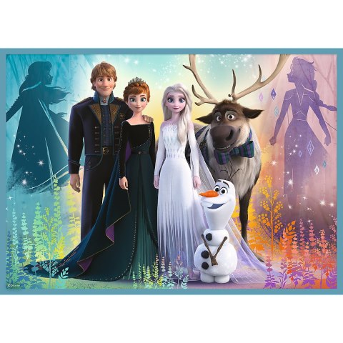 Puzzle - 4w1 (12, 15, 20, 24) - Niezwykły świat Frozen - Trefl 34381