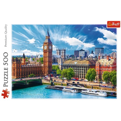Puzzle 500 el. Słoneczny Londyn - Trefl 37329