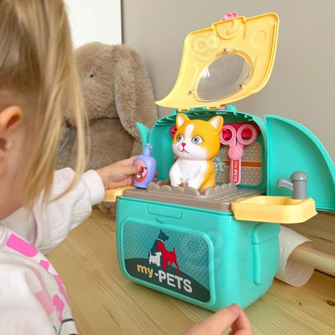 WOOPIE Kotek Przenośny Salon Piękoności 2w1 w Plecaku Transporter