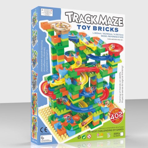 Zestaw Klocków Tor Kulka 402el.