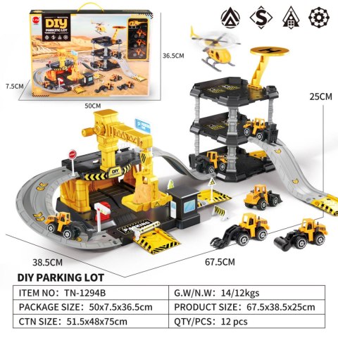 Zestaw Parking i Plac Budowy + Autka