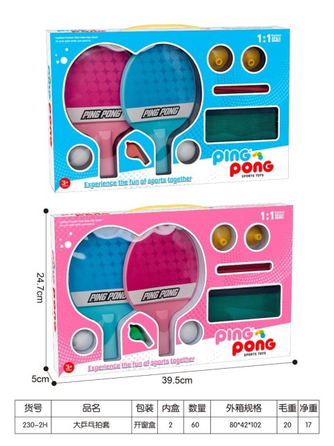 Zestaw do Gry w Ping Ponga