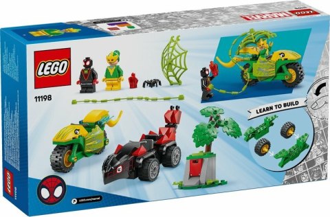 LEGO 11198 SPIDAY Pościg Spina za Electro w dinopojeździe