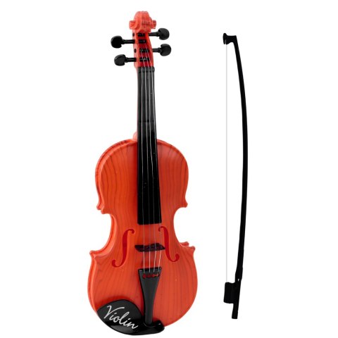 Skrzypce Instrument Dla Dzieci Smyczek Jasny Brązowy