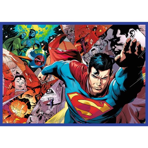 Puzzle - 4x250 - Odwaga Supermana - Warner Superman Trefl 13340