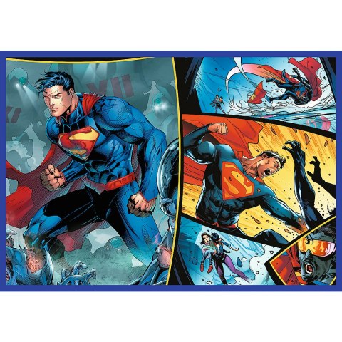Puzzle - 4x250 - Odwaga Supermana - Warner Superman Trefl 13340