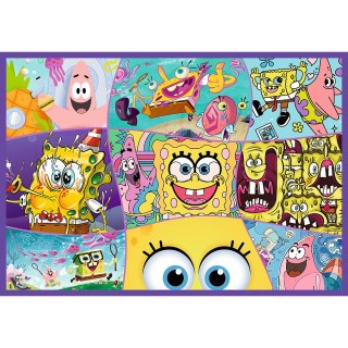 Puzzle - 4x250 - Szalony świat Sponge Boba Trefl 13342