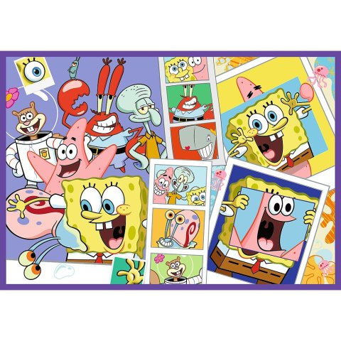 Puzzle - 4x250 - Szalony świat Sponge Boba Trefl 13342