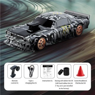 Autko R/C do Driftu 1:43 Zielone + Akcesoria