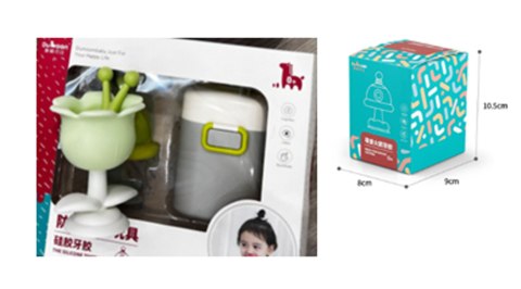 Gryzak Kwiatek Zielony + Opakowanie