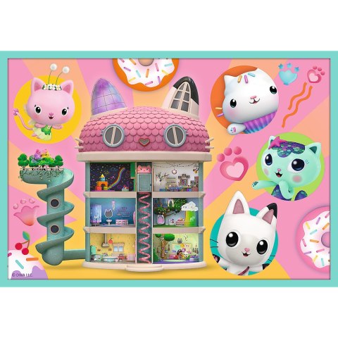 Puzzle - 10w1 - W świecie Gabi - Universal Gabby"s Dollhouse Trefl 96003