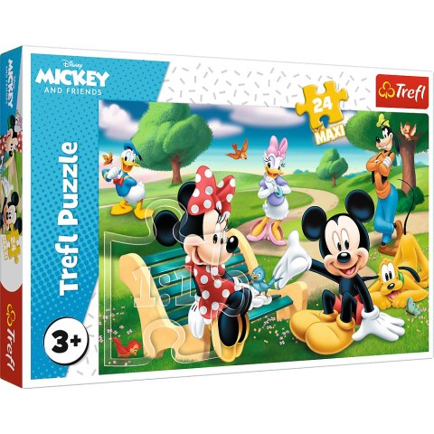 Puzzle - 24Maxi - Myszka Miki w gronie przyjaciół - Disney Standard Characters Trefl 14344