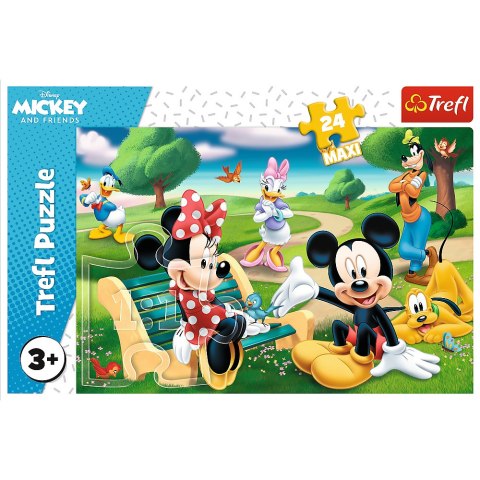 Puzzle - 24Maxi - Myszka Miki w gronie przyjaciół - Disney Standard Characters Trefl 14344