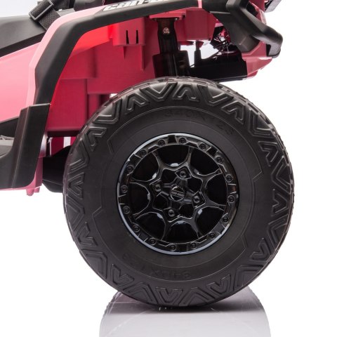 Duży Quad na akumulator Can Am Outlander 4x200W 24V ATV Różowy