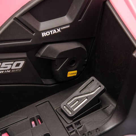 Duży Quad na akumulator Can Am Outlander 4x200W 24V ATV Różowy