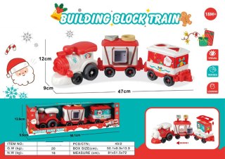 Świąteczny Zestaw Pociąg + Wagony