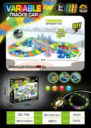 Tor Samochodowy Wyścigowy VARIABLE 165el.