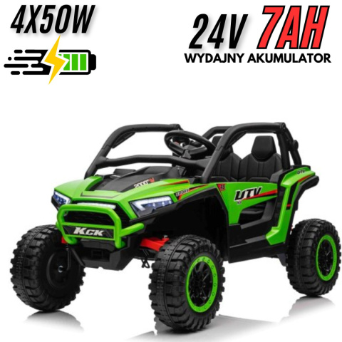 Autko na akumulator Buggy 4x4 KCK 24V Zielony
