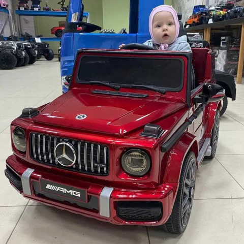Auto na Akumulator Mercedes G63 Czerwony Lakierowany BBH-003 4x4