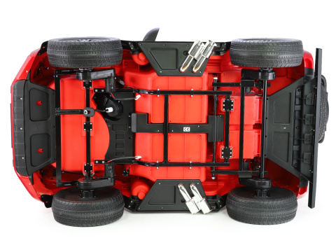 Auto na akumulator Mercedes Benz G63 AMG GIGANT XXL 4x200W 24V Czerwony LAKIEROWANY