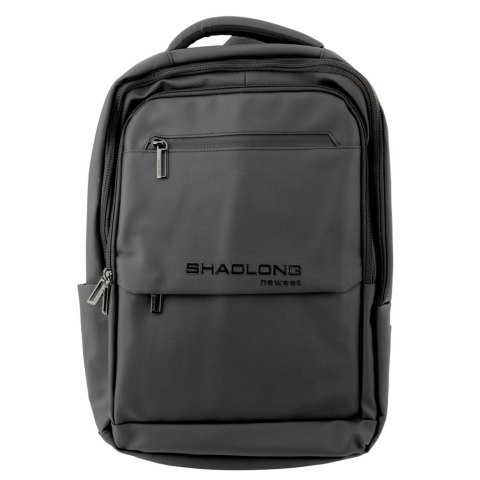 Plecak Miejski Biznesowy USB Kieszeń Na Laptopa Czarny 16L