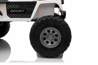 Auto JEEP MONSTER EXTREME 4x4 Regulowana rama 24V Biały