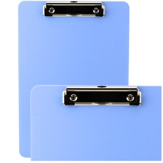 Podkładka Deska Z Klipem Do Pisania Miarka A4 Plastikowa Niebieska